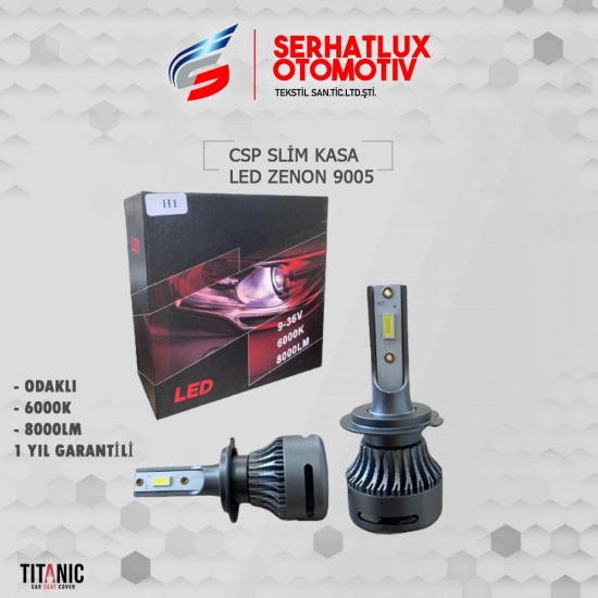 9005 CSP LED ZENON ODAKLI SLİM KASA