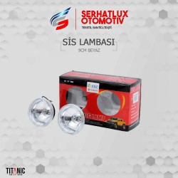 SIS LAMBASI  9 CM YUVARLAK BEYAZ